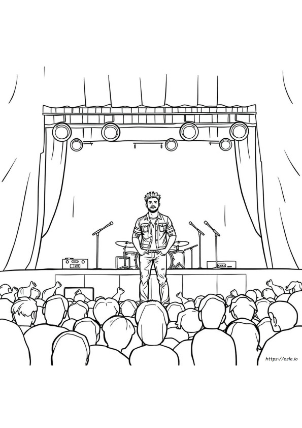 Kane Brown Coloring Pages