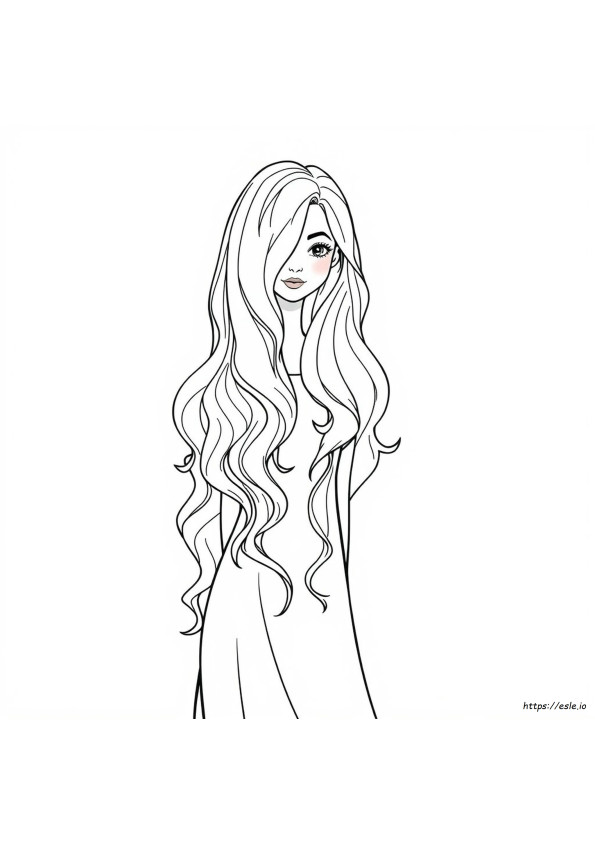 Coloriage Cheveux Gris Argent