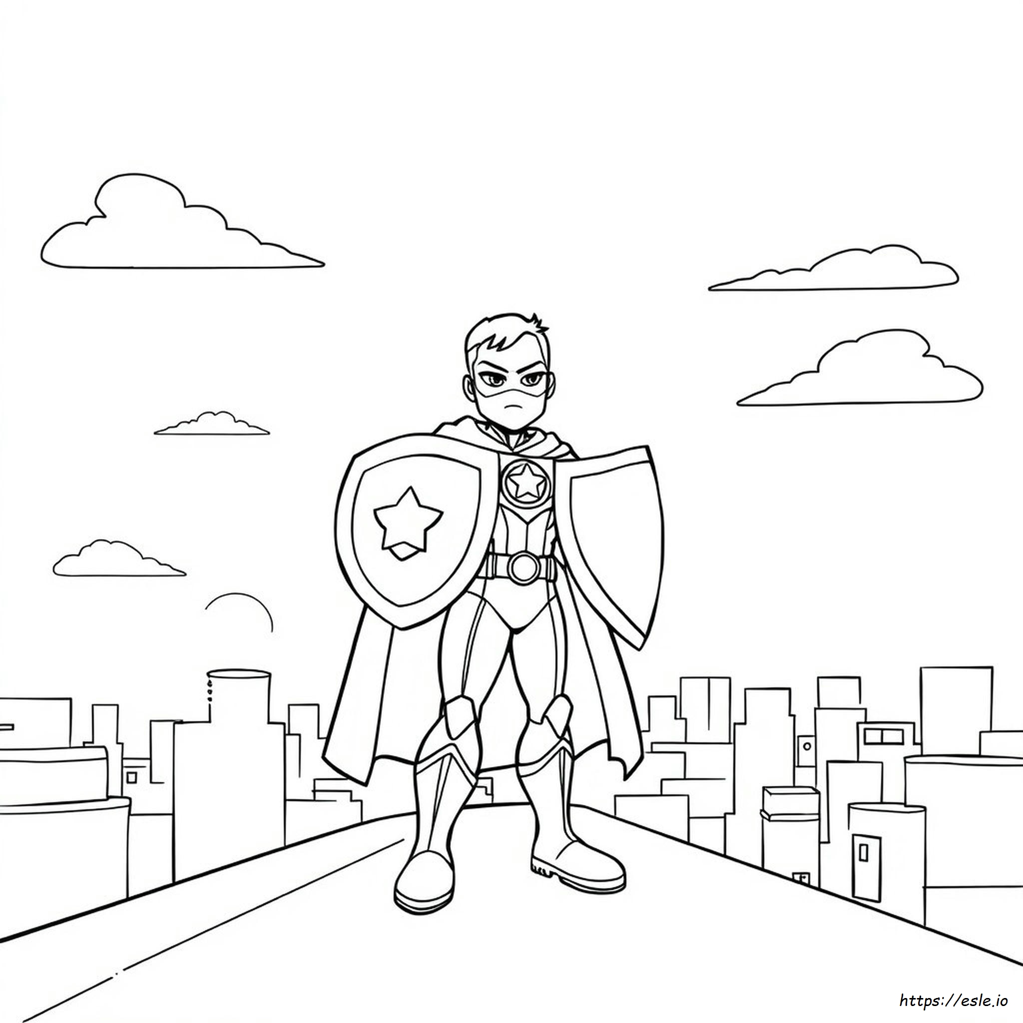 Free Super Hero Coloring Sheets