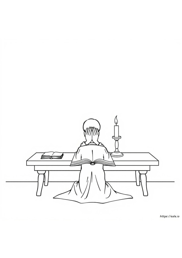 Prayer Coloring Pages