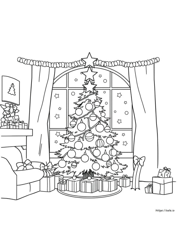 Disney Xmas Coloring Pages
