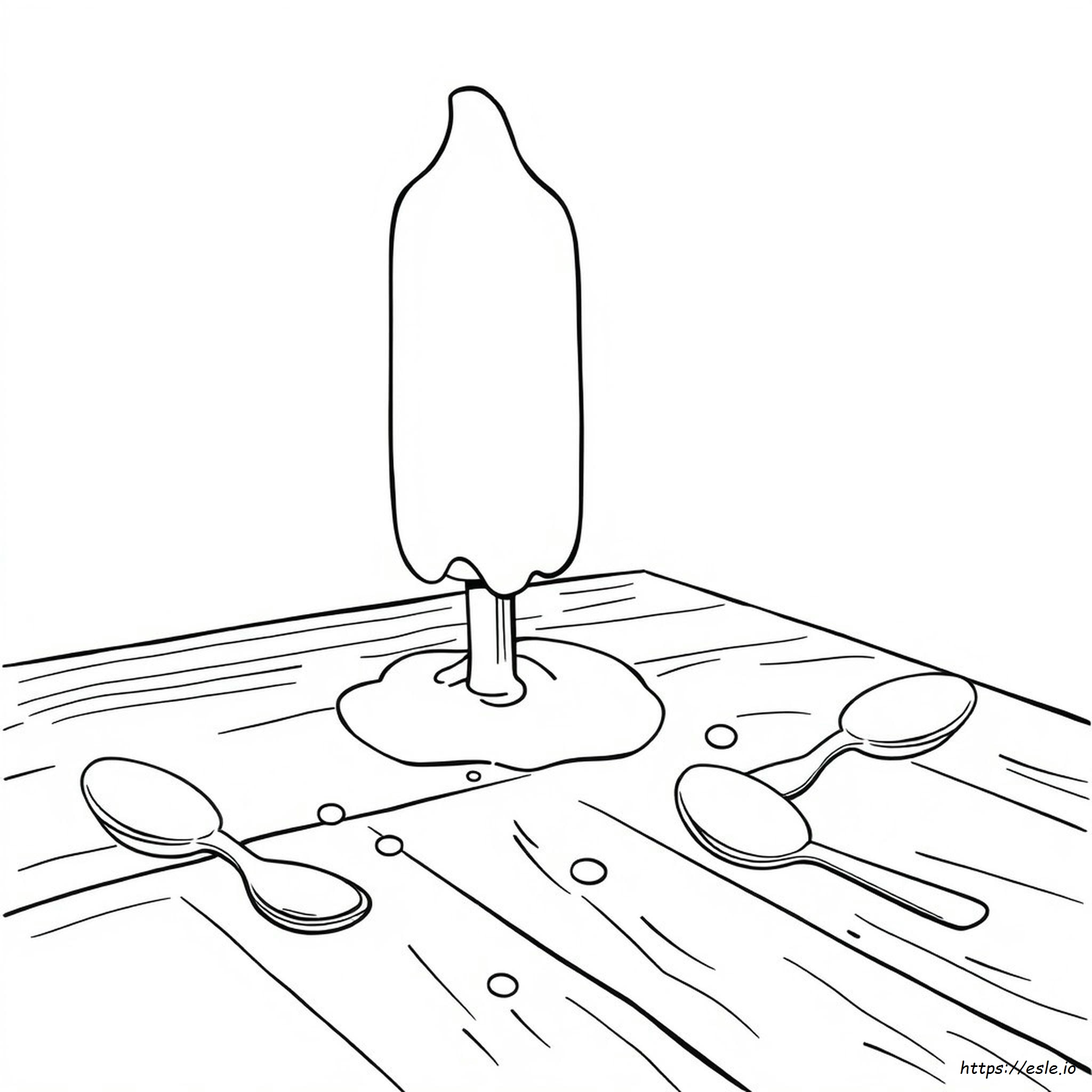 Coloring Pages Ice Scream Rod Drawing