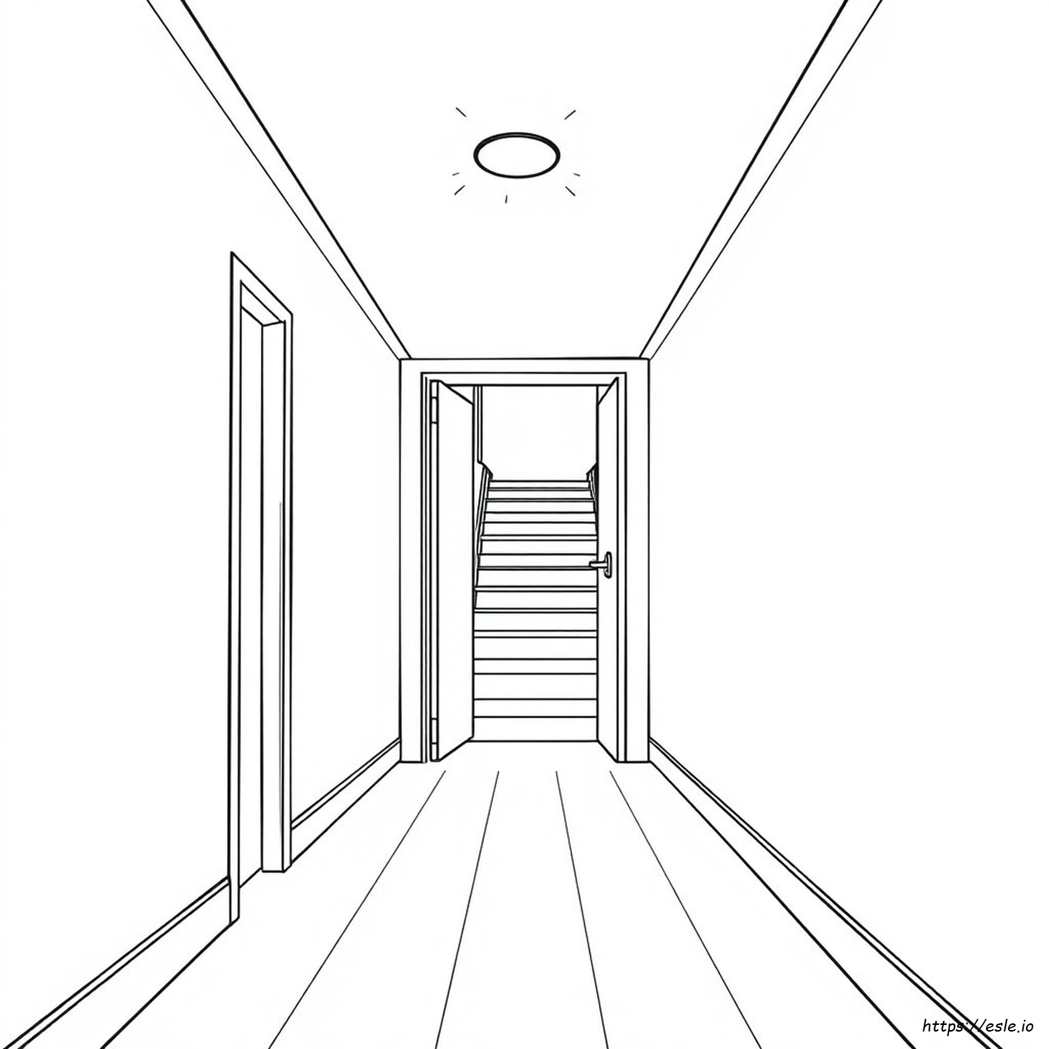 Pasillo Para Colorear