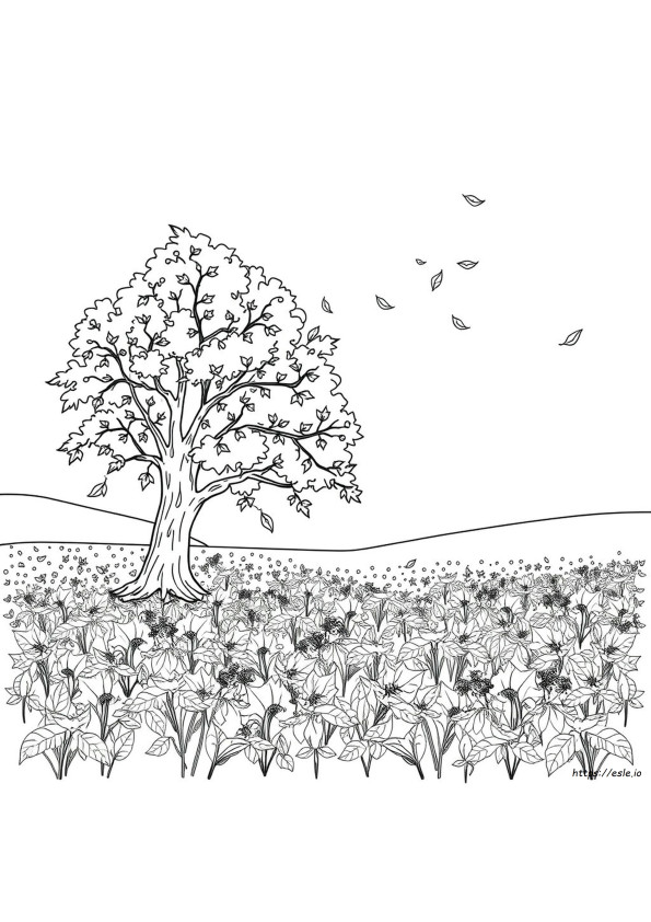 Advanced Fall Coloring Pages