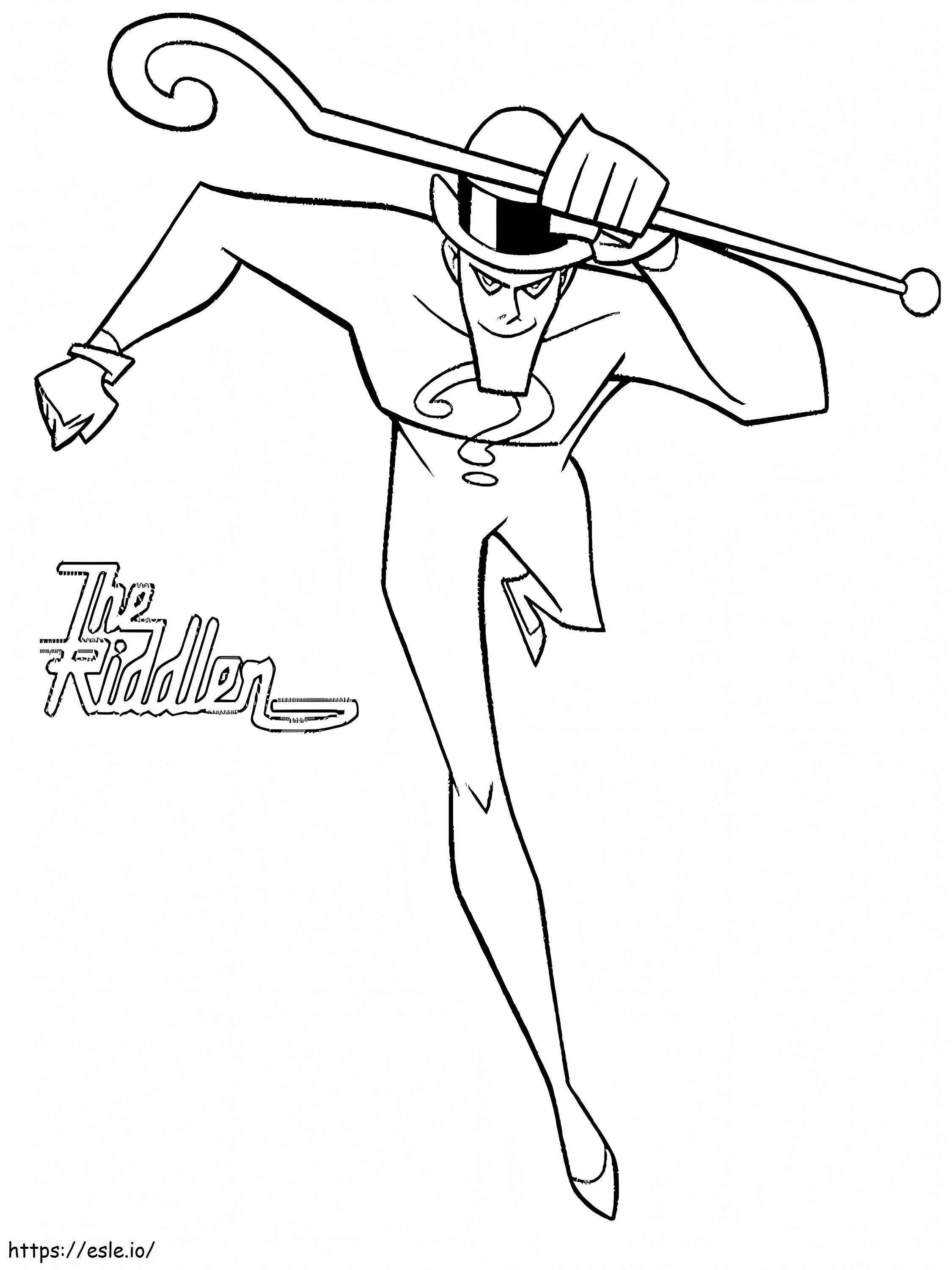 The Riddle coloring page