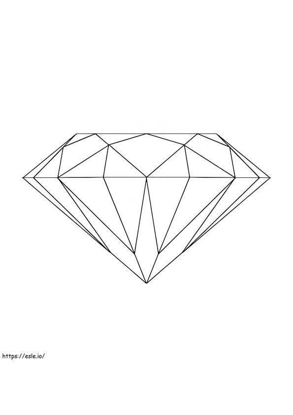 Diamant imprimabil gratuit de colorat