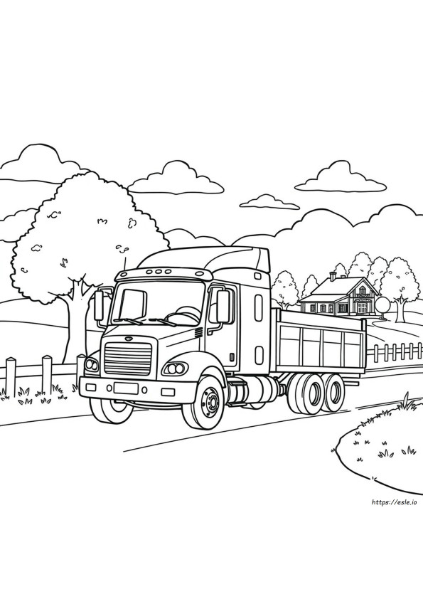 Camion Grande Da Colorare