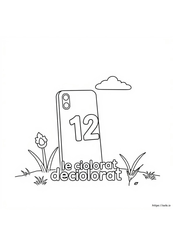 Coloriages Iphone 12 À Colorier