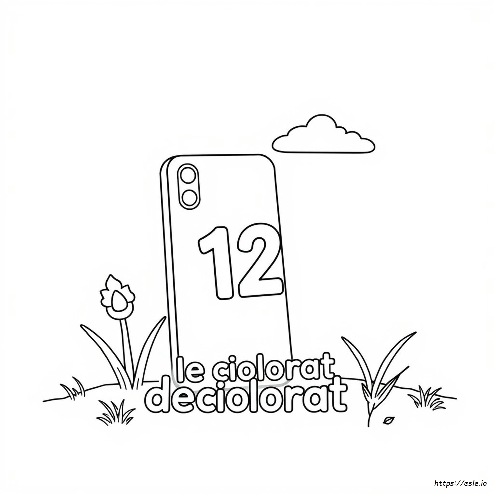 Plantillas Para Colorear Iphone 12