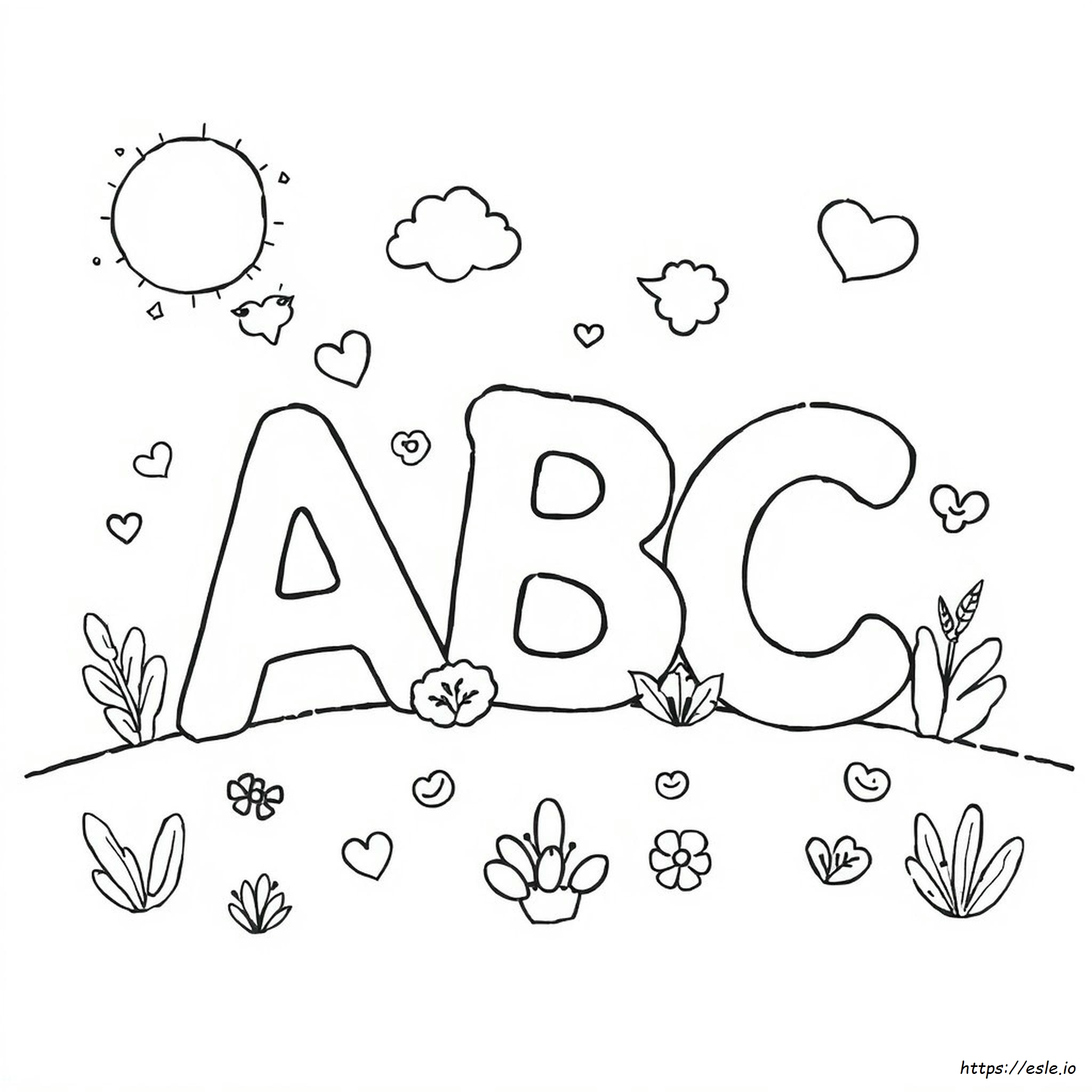 Abc Dibujos Para Colorear Para Imprimir