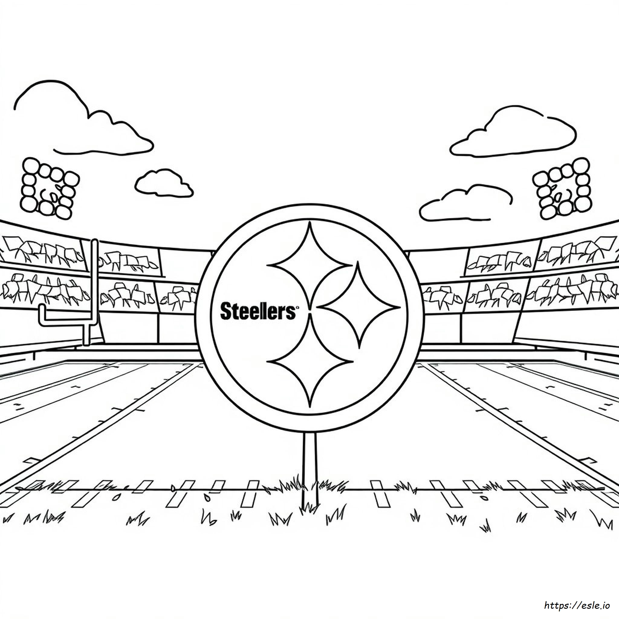 Logo De Los Steelers Para Colorear