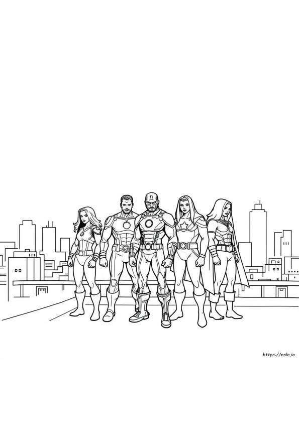 Avengers Boyama Resimleri