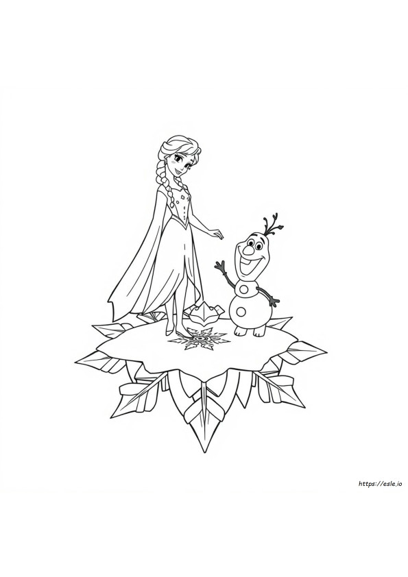 Planșe De Colorat Gratuite De Printat Cu Tema Frozen