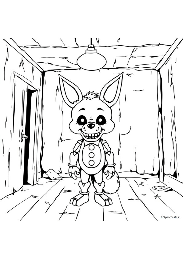 Fnaf 2 Foxy Deperito Disegni Da Colorare