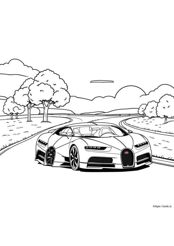 Nyomtathat	Bugatti Chiron Színező Oldalak