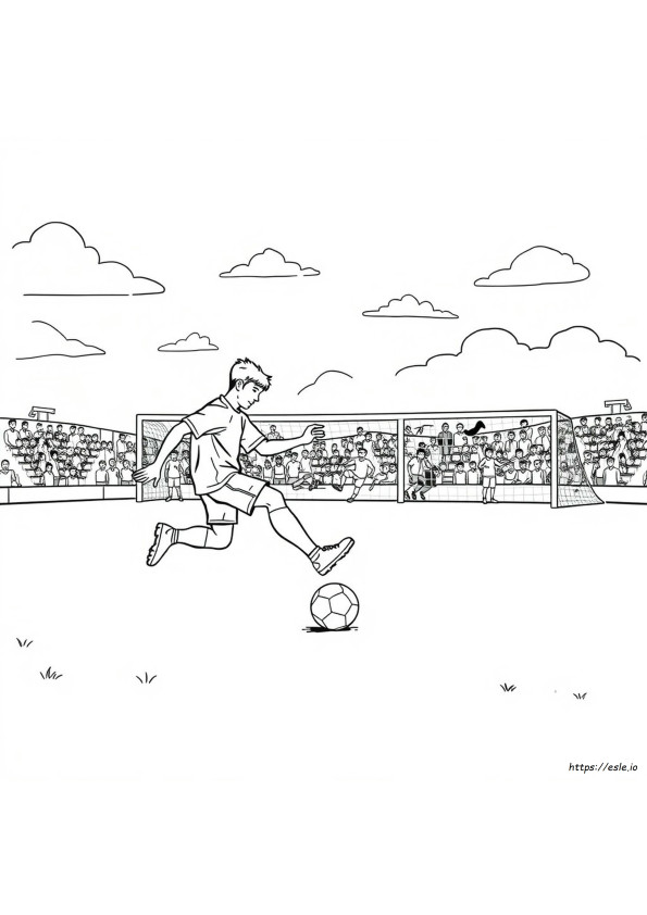 Colouring In Soccer