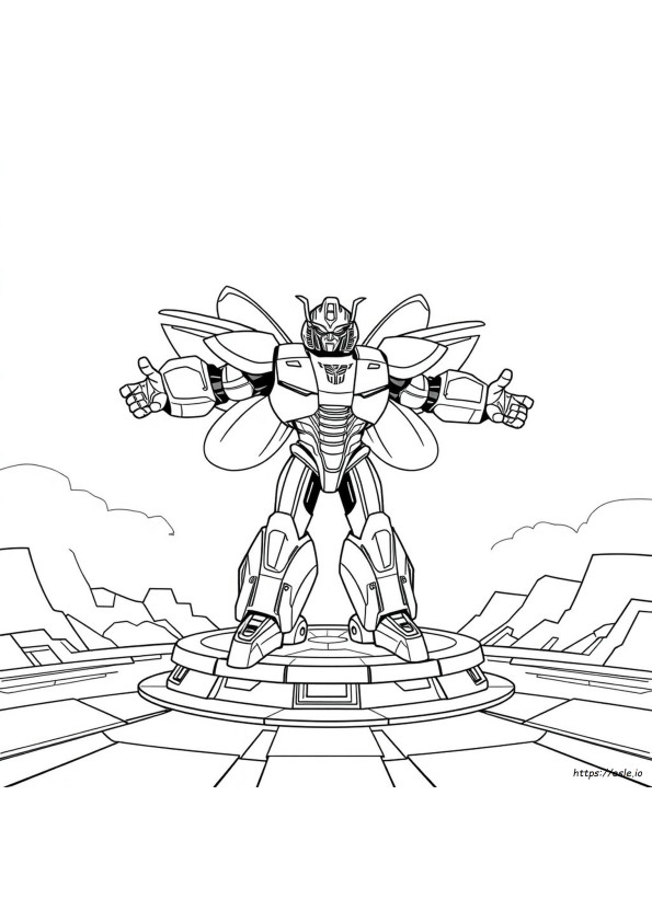 Coloriages Transformers Bumblebee