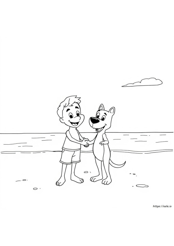 Simon And Gaspard Coloring Pages