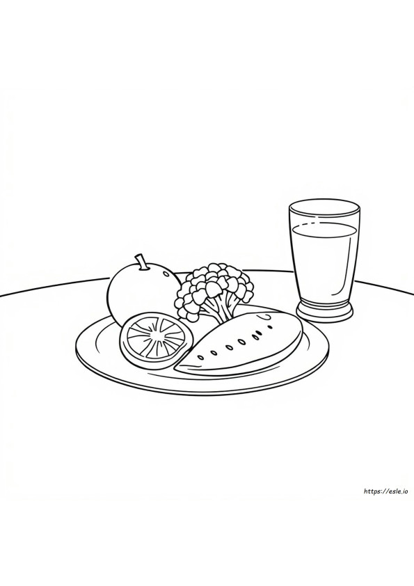 Ernährung Ausmalbilder Für Kinder