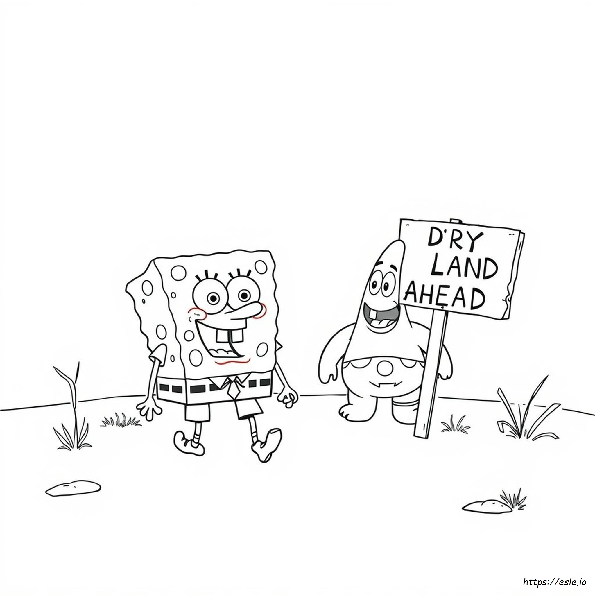 Spongebob Film Gąbka Z Wody Kolorowanki