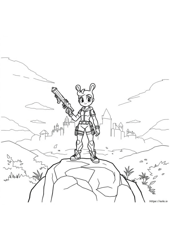 Fortnite Rippley Gambar Mewarnai