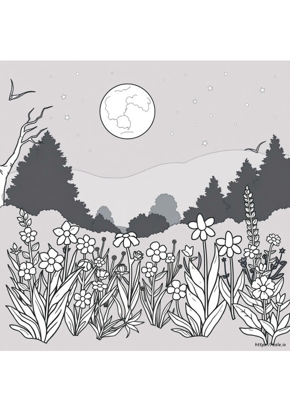 Coloriage Jardin Secret