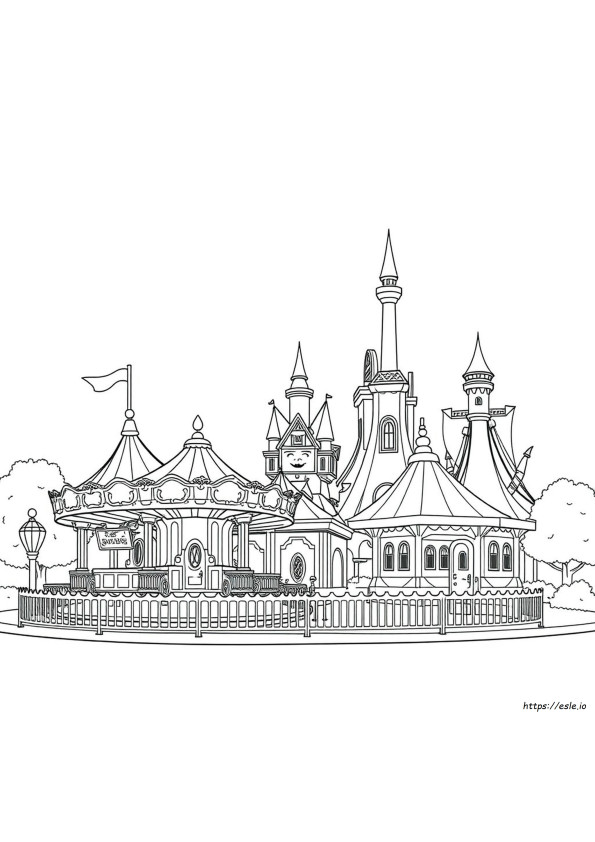 Disney Parks Coloring Pages