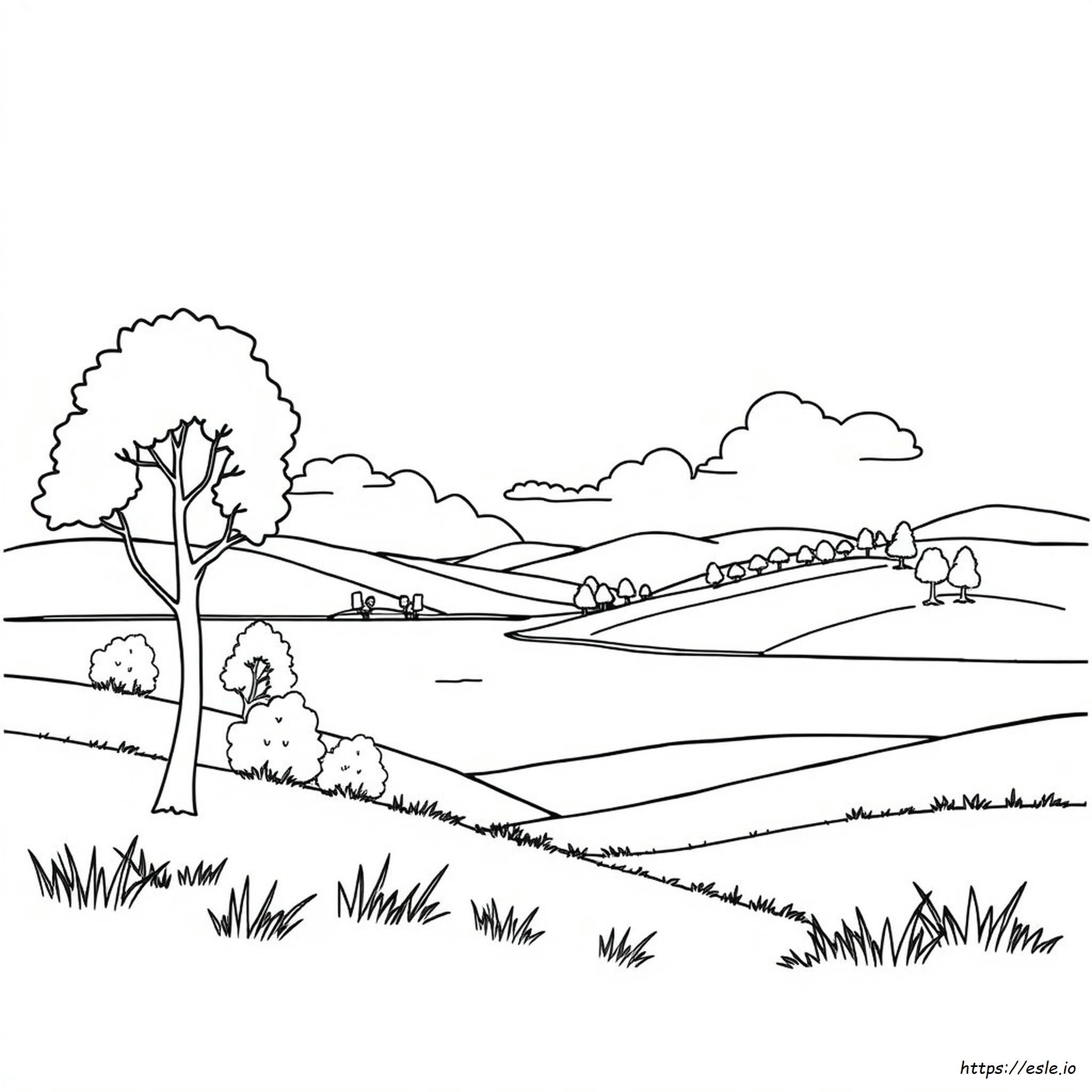 Colouring Pages Of Scenery