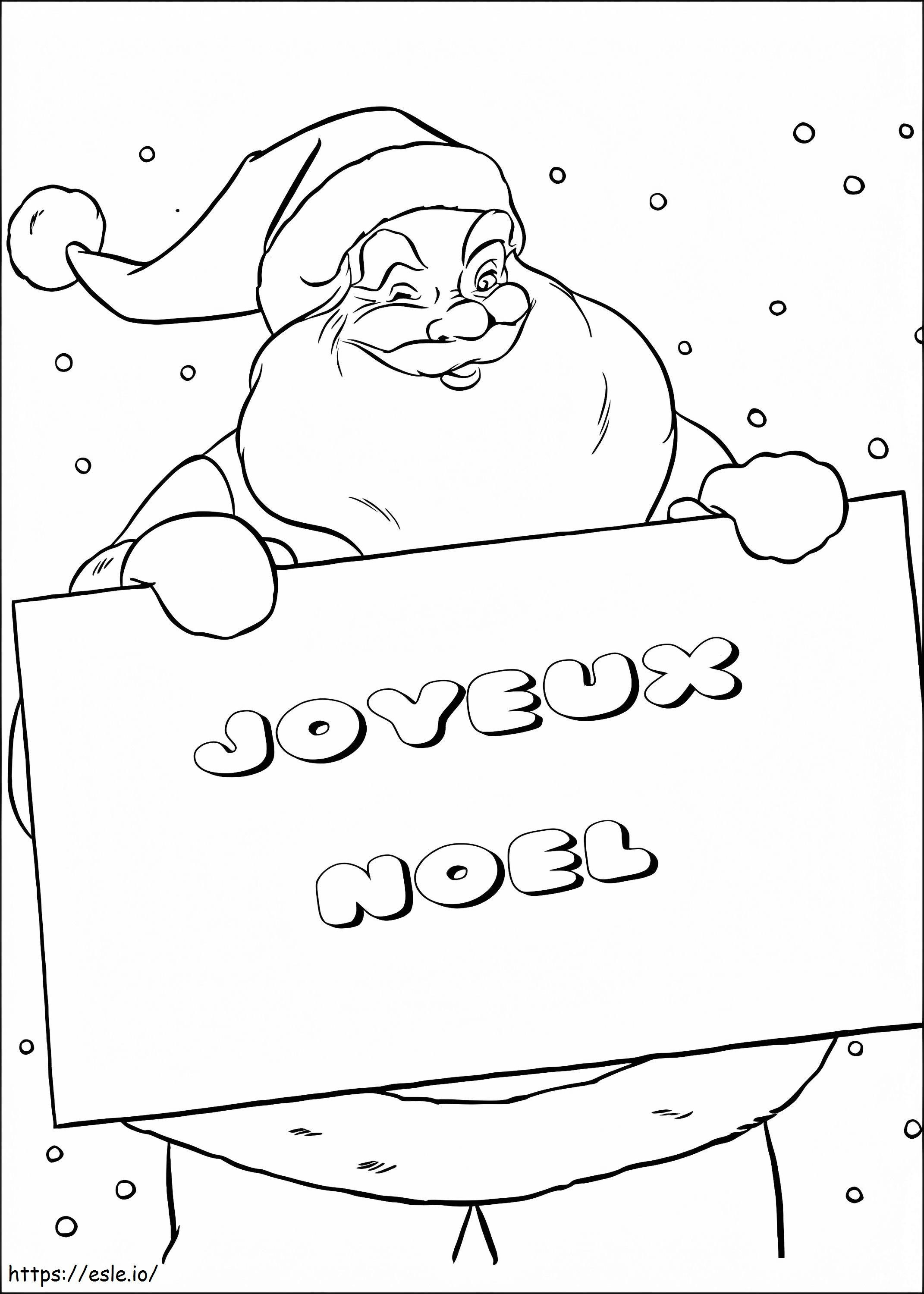Coloriage Joyeux Noël 6 à imprimer dessin