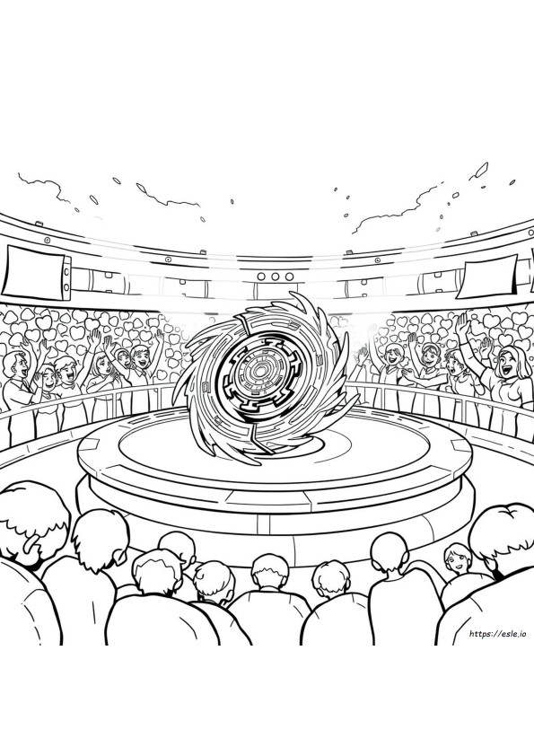Beyblade Colouring