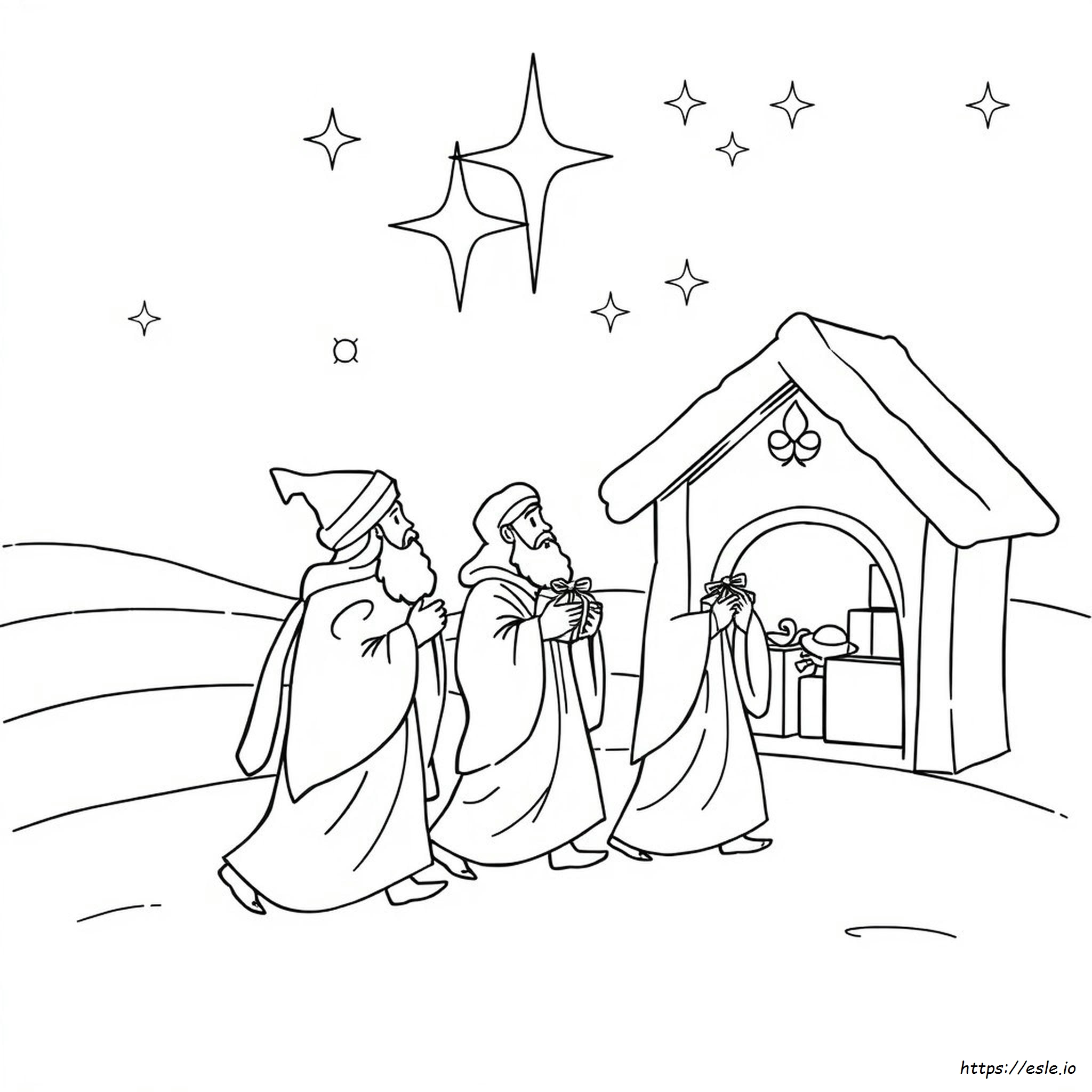 Dia De Los Reyes Coloring Pages