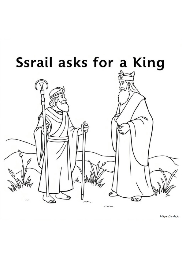 Israel Asks For A King Coloring Page