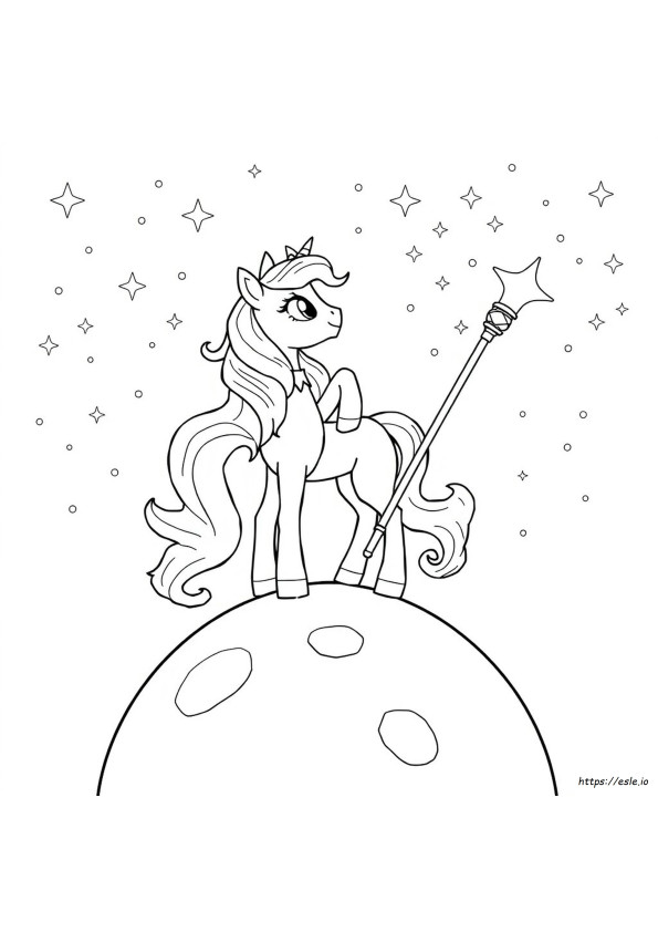 Planse De Colorat Cu Celestia
