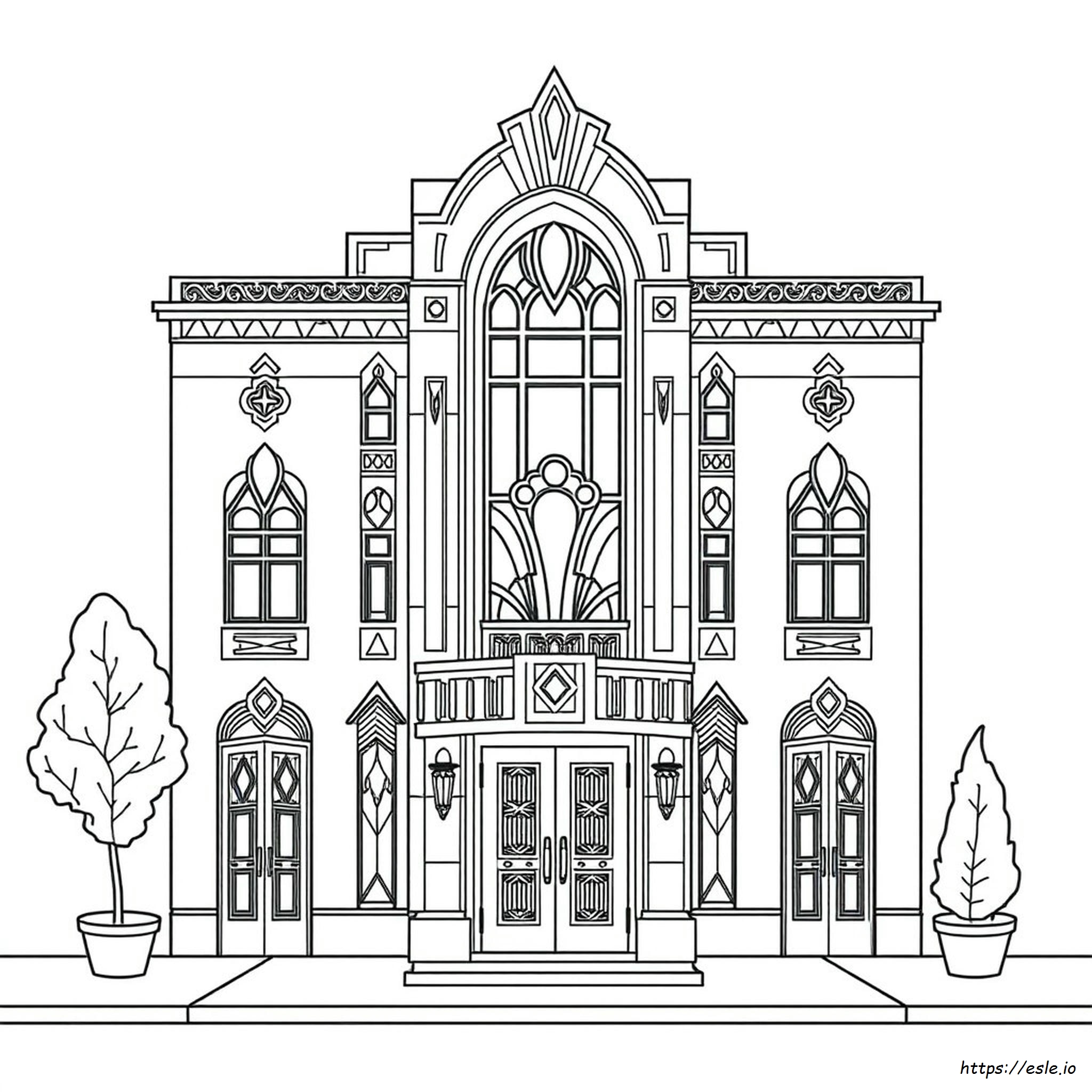 Art Deco Coloring Pages