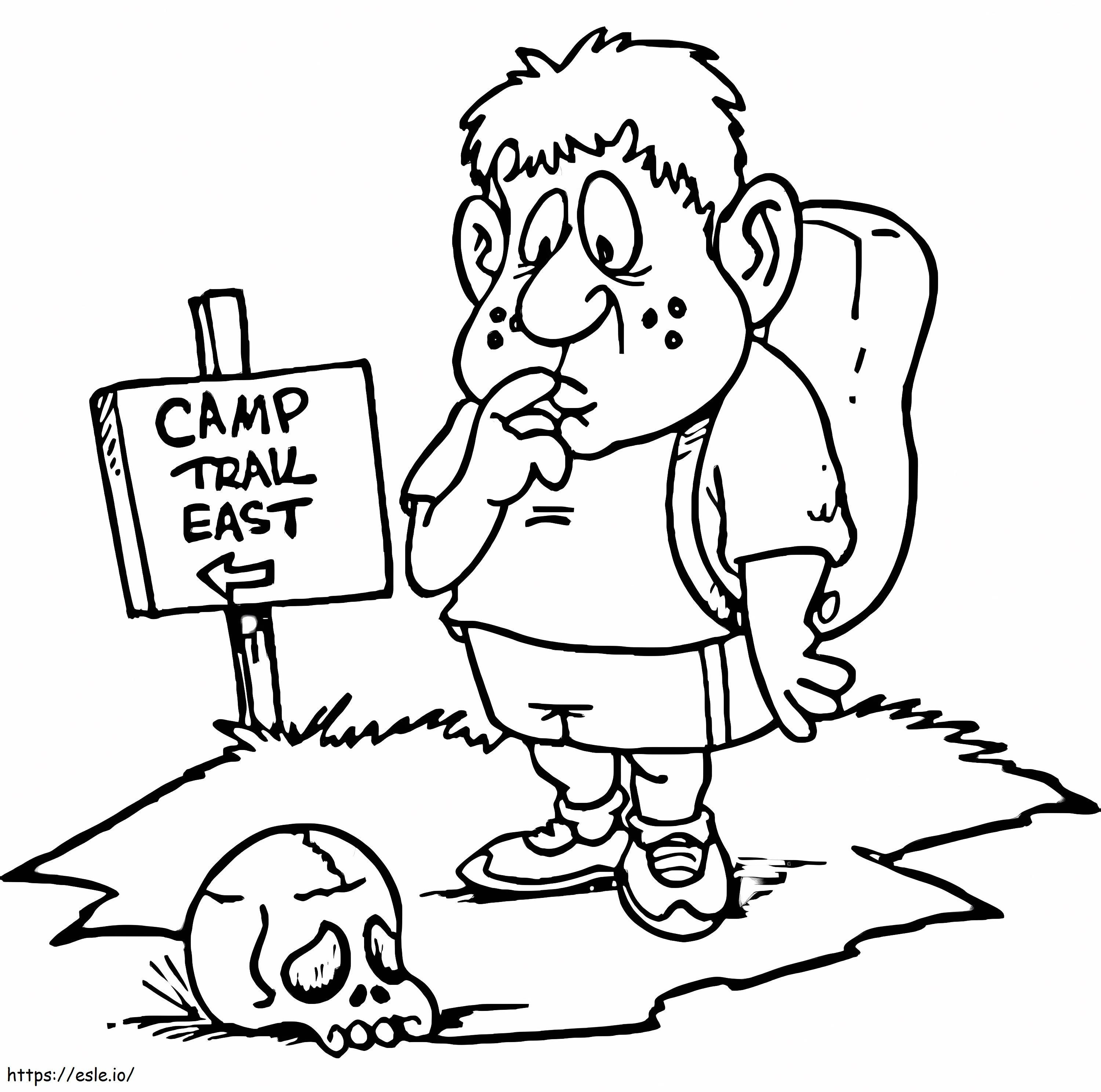 Camp Trail East coloring page