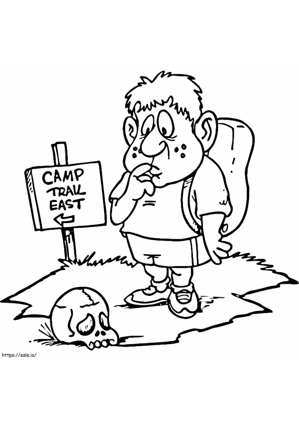 Camp Trail East coloring page