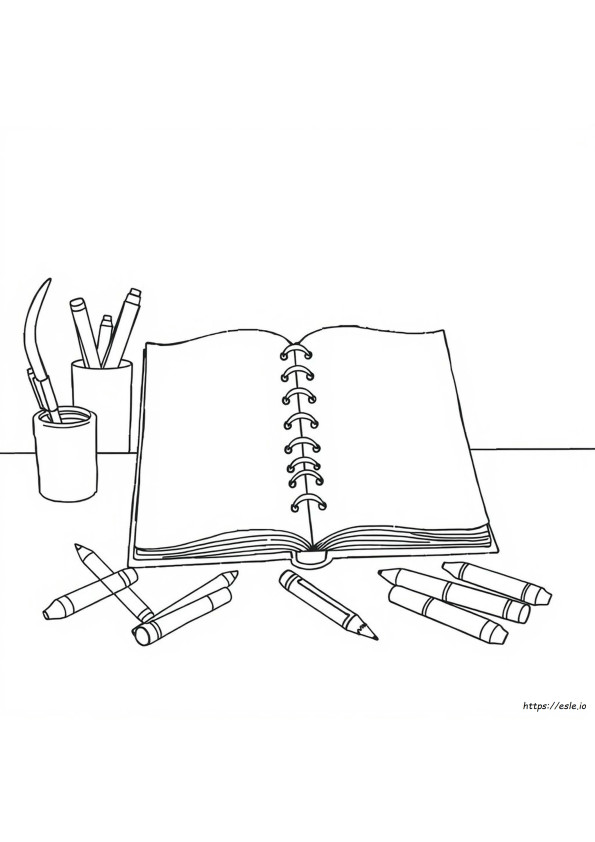 Buku Catatan Mewarnai