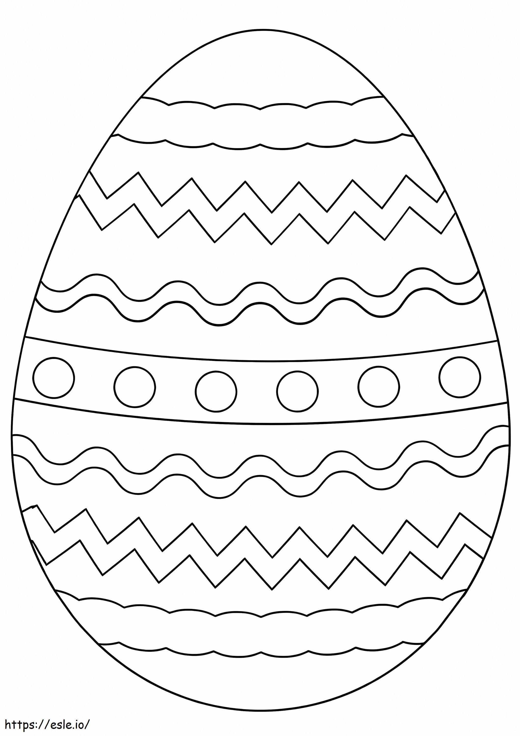 Telur Paskah yang bagus 4 Gambar Mewarnai