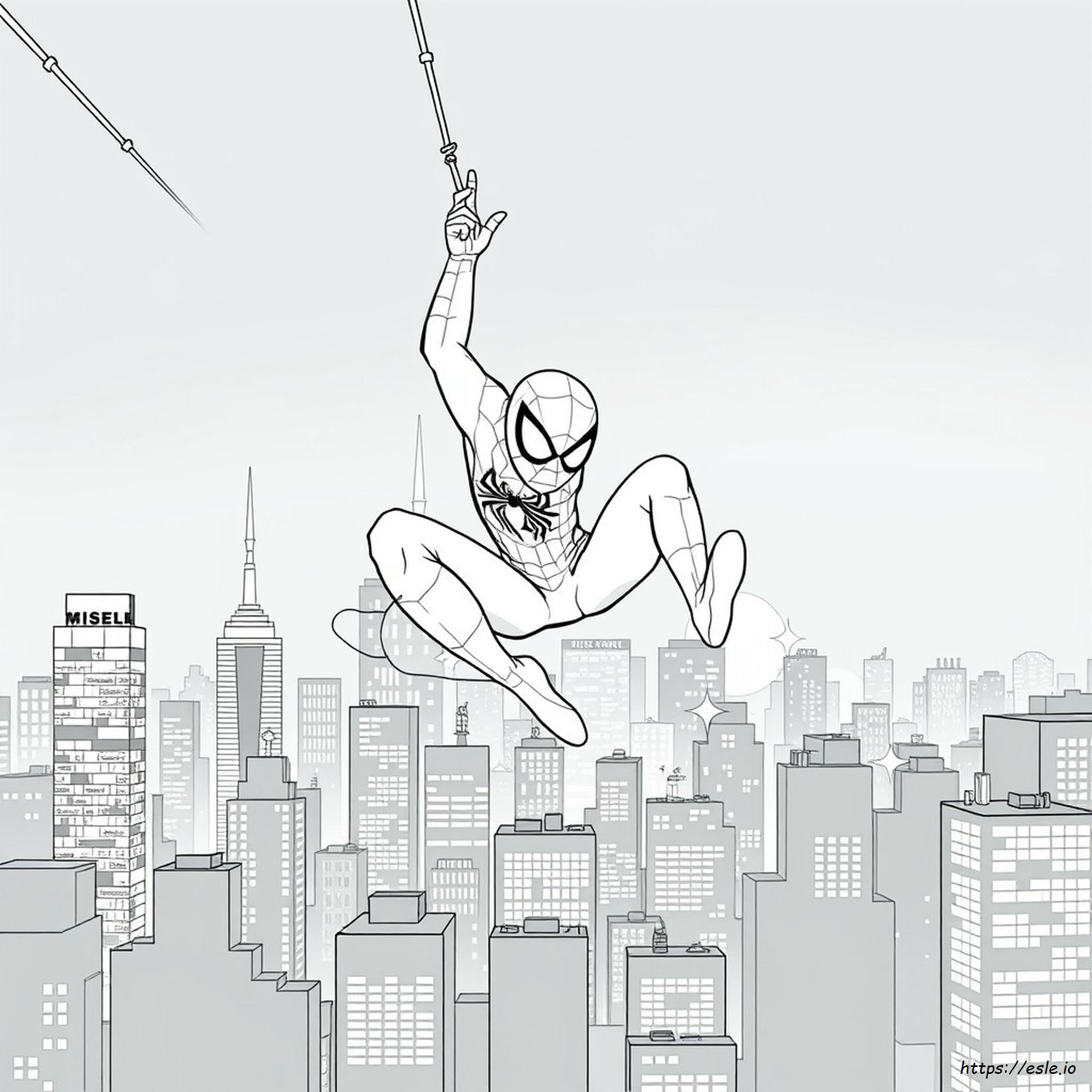 Colouring In Spider Man