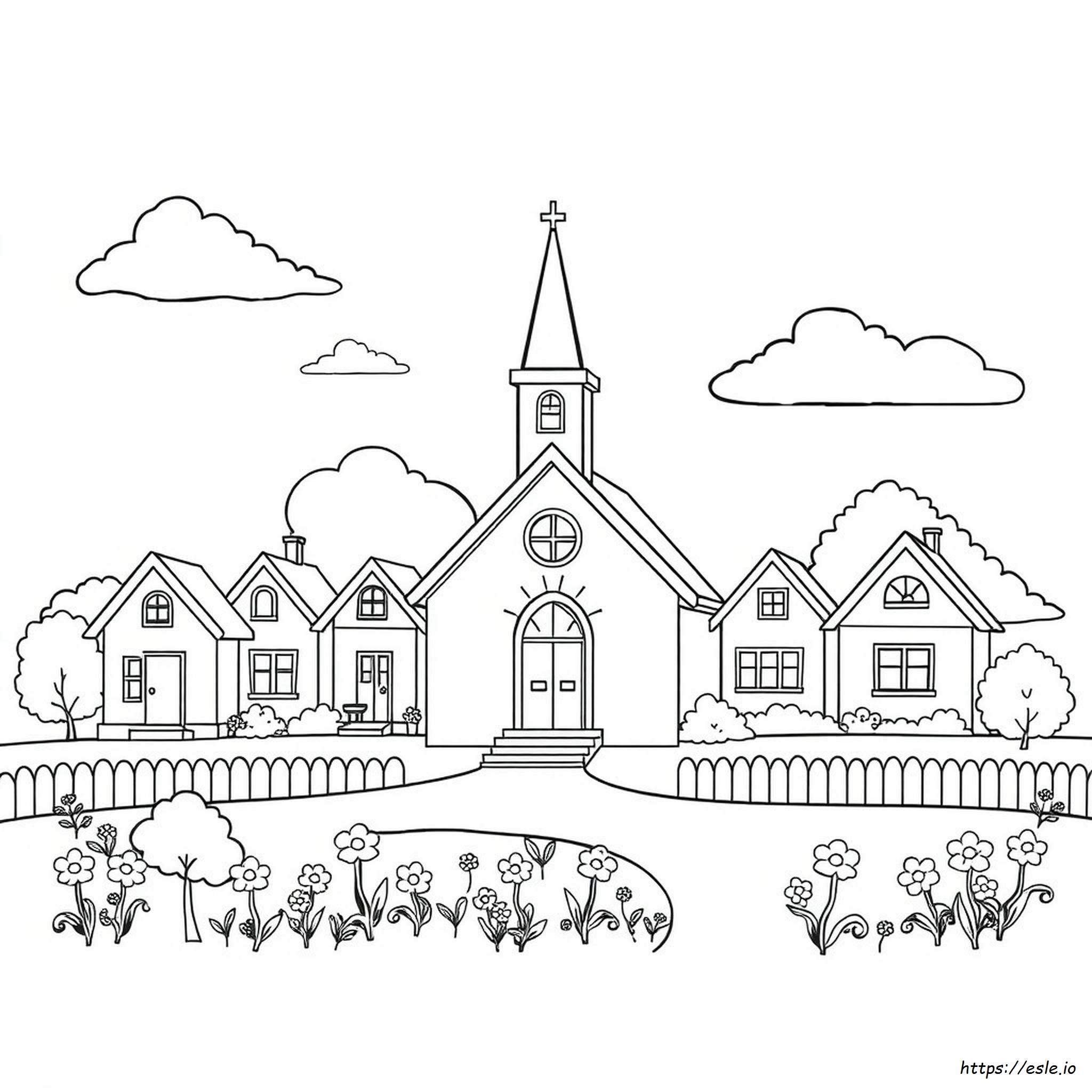 Disegni Da Colorare Collezione Casa Della Chiesa