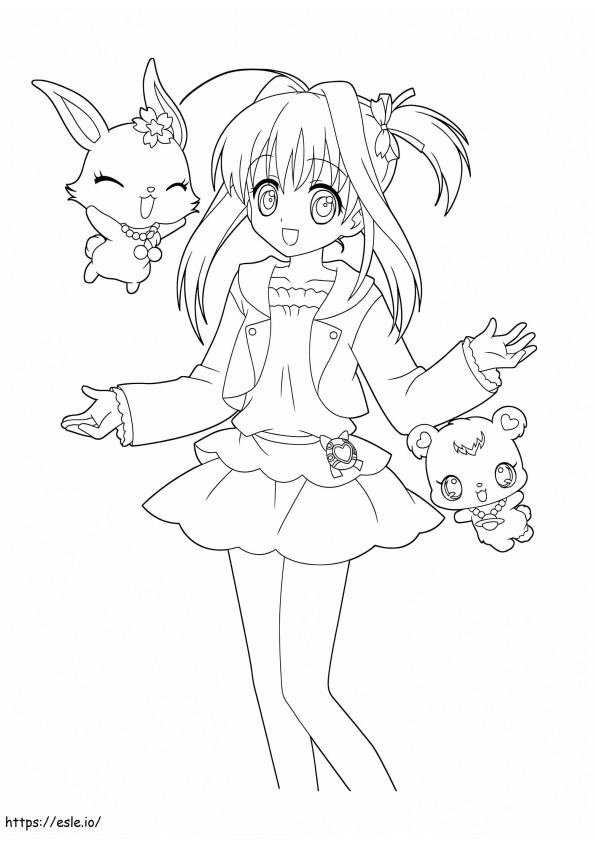 Jewelpets 19 coloring page