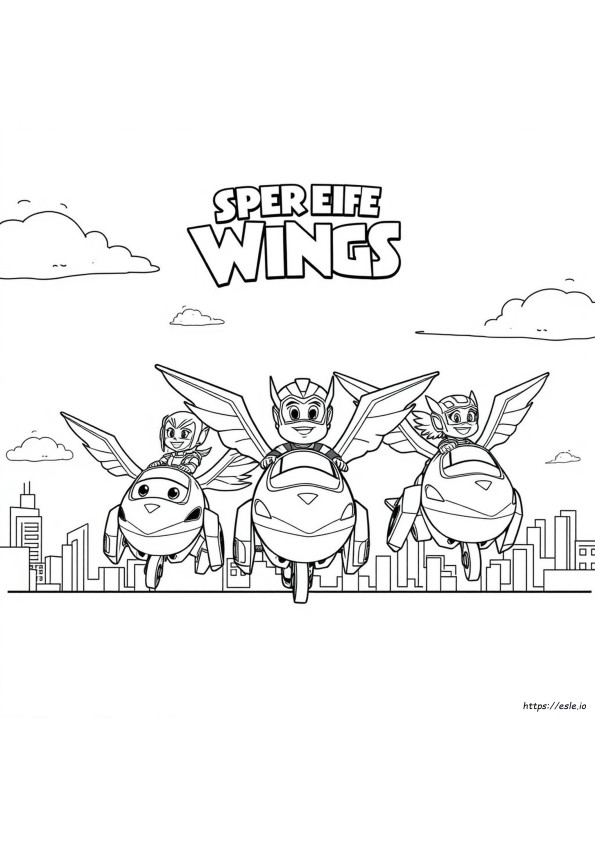 Todas Las Páginas Para Colorear De Super Wings