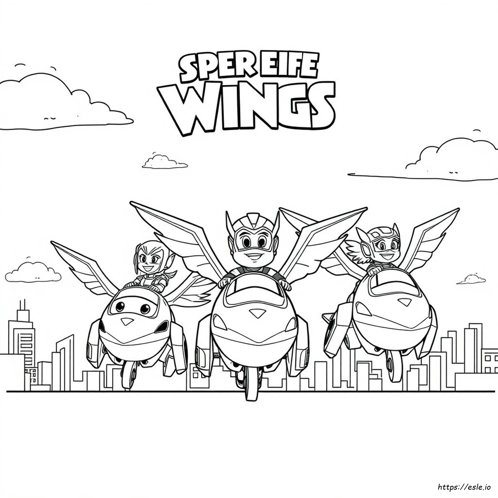 All Super Wings Coloring Pages