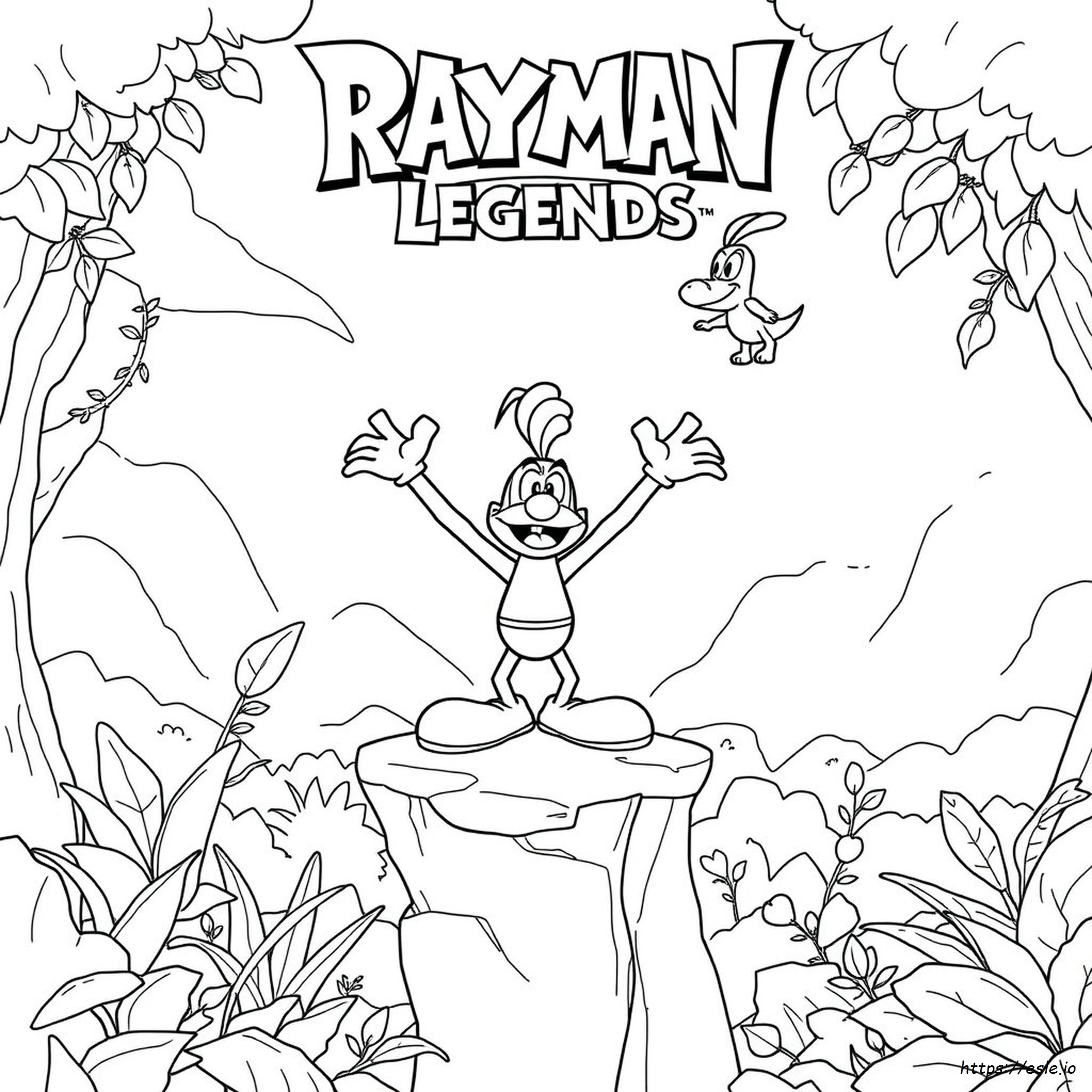 Rayman Legends Coloring Pages