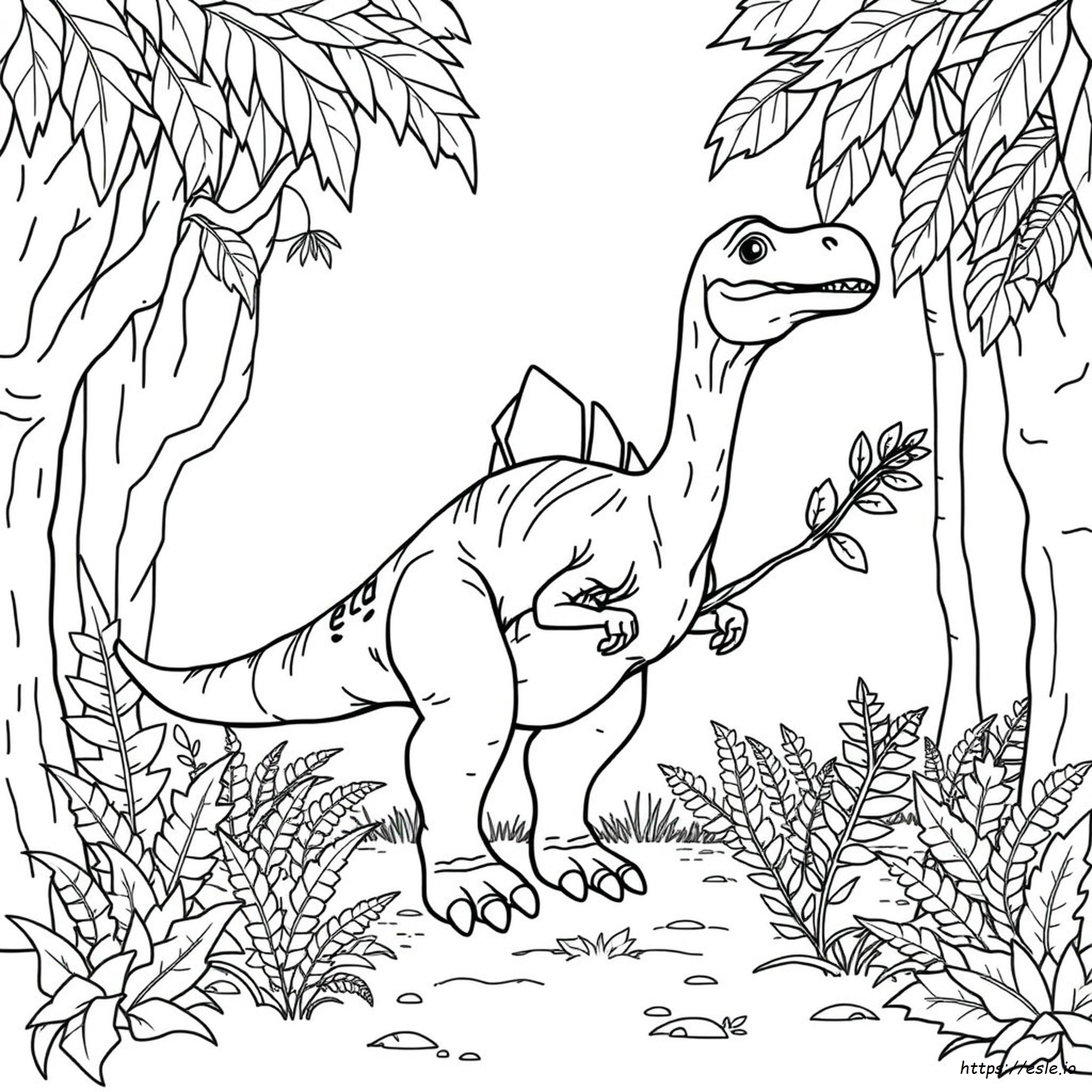 Jurassic World Dominion Therizinosaurus Páginas Para Colorear