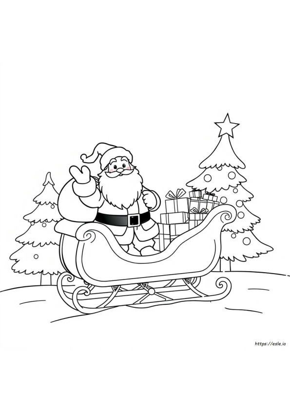 Santa Maria Coloring Page