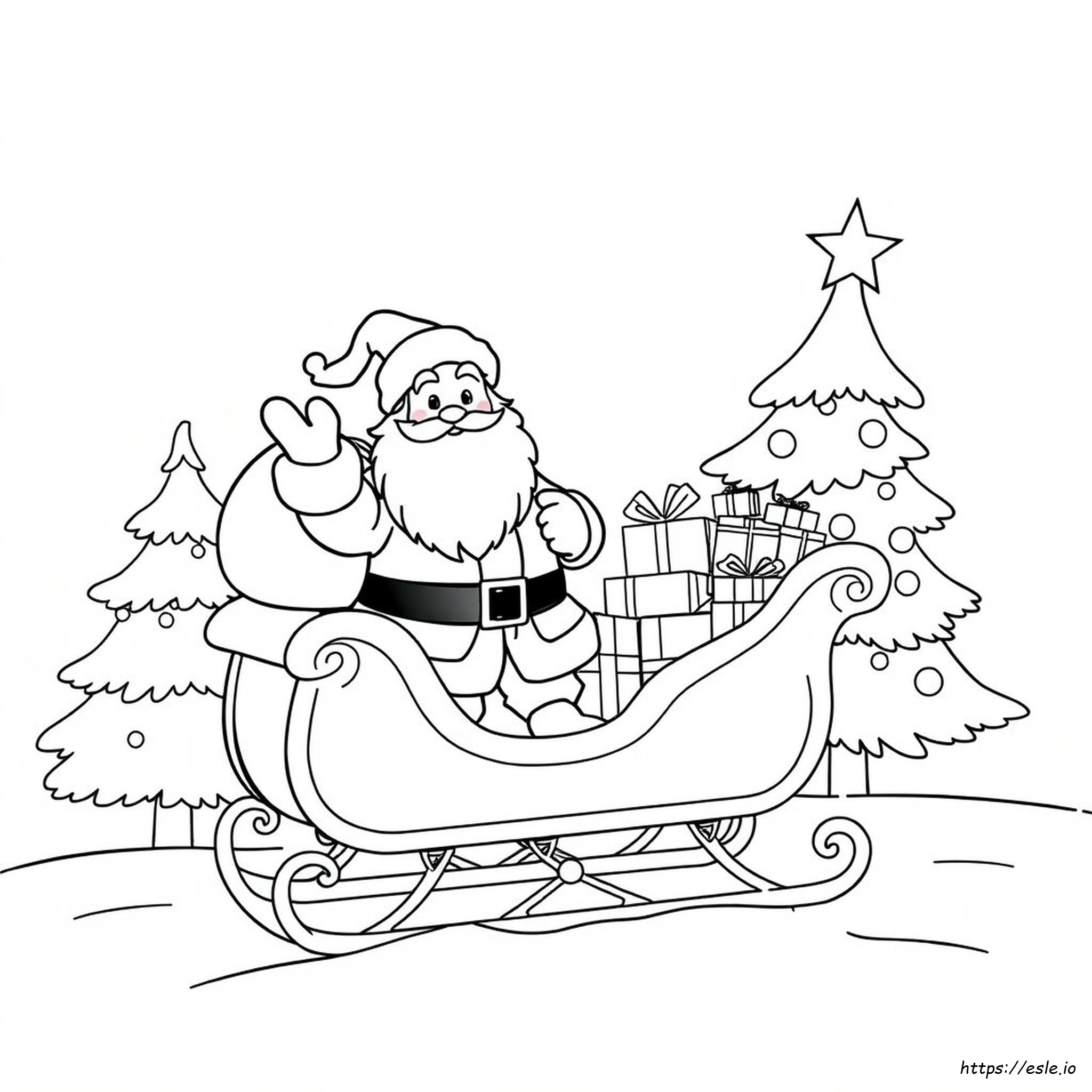 Santa Maria Coloring Page