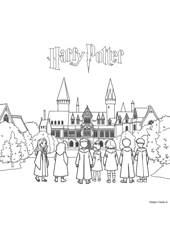 Harry Potter Coloring Sheets