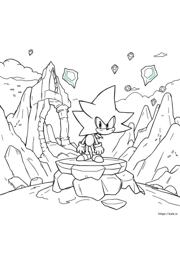 Sonic Lost World Coloring Pages