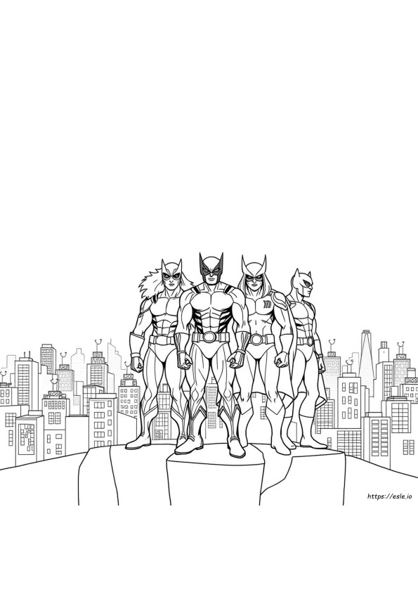 Coloriage X-Men